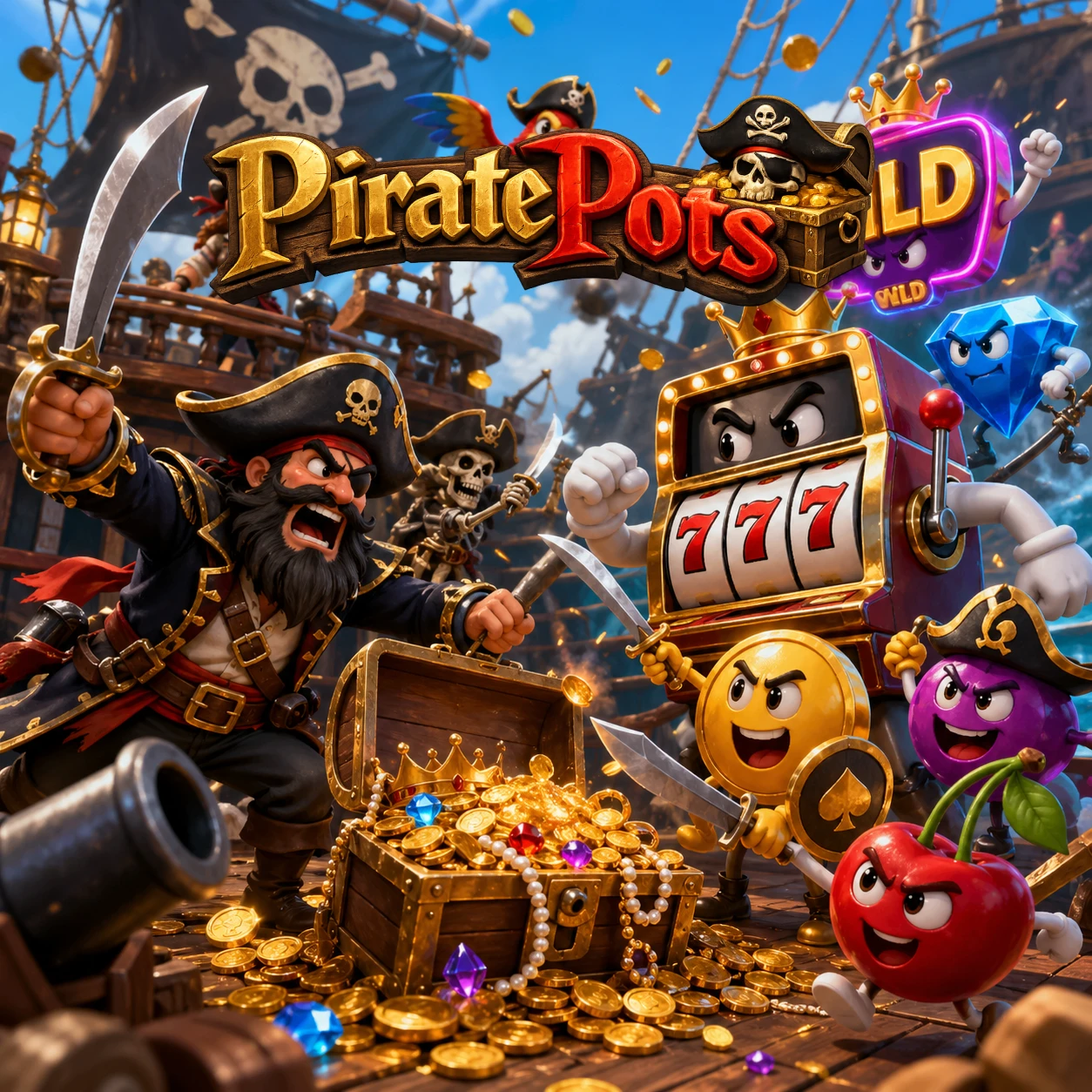 PiratePots Casino welkomstbonus